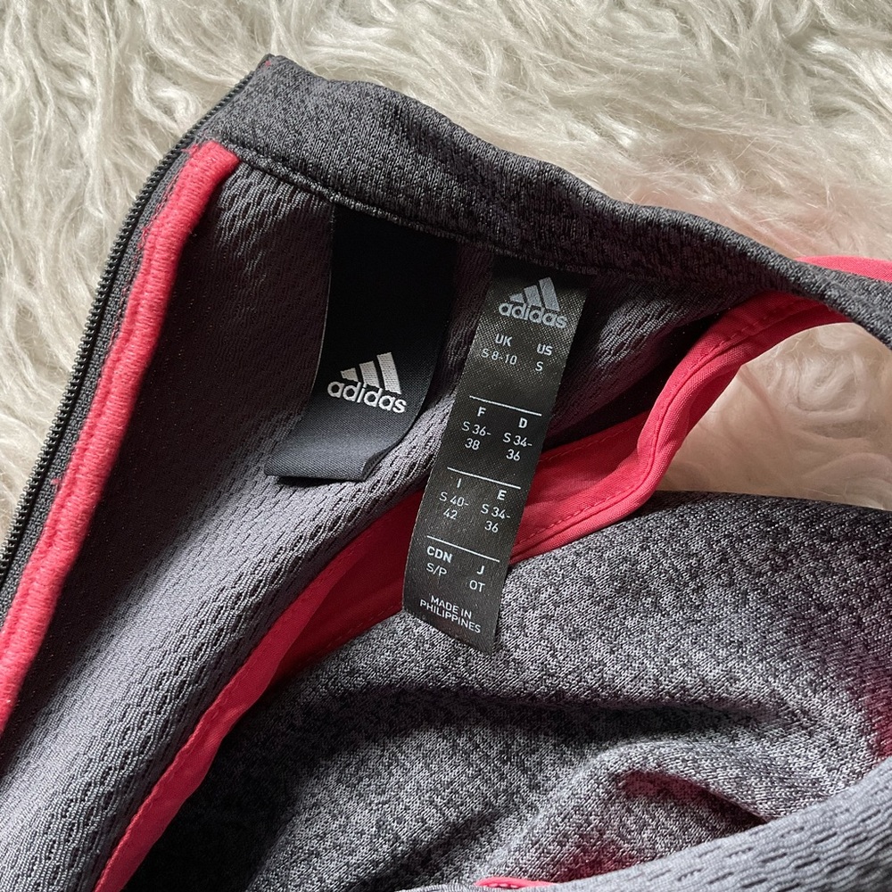 Adidas Sleeveless Lite Dress Pink-Grey - Picture 7 of 11